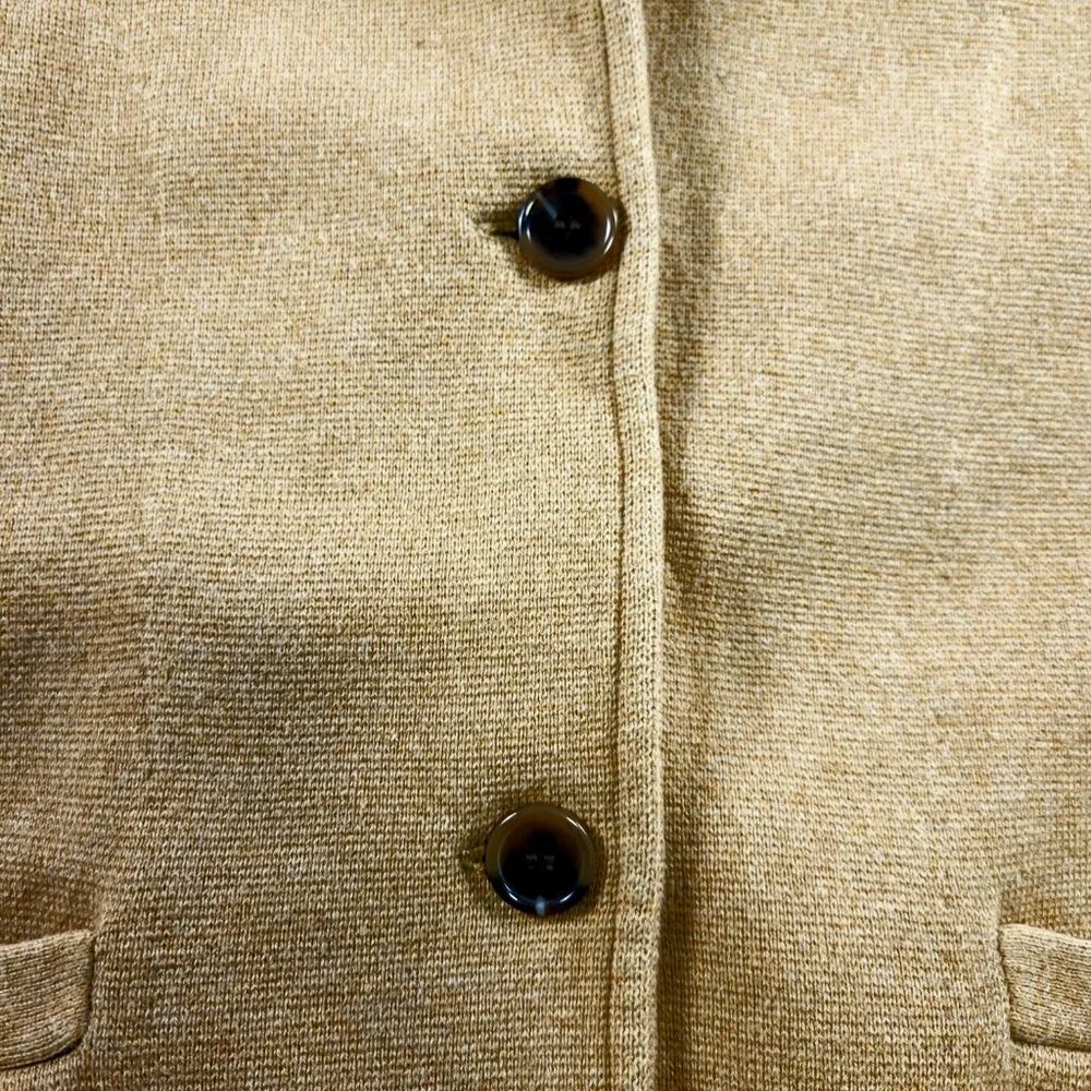 J.Crew Tan Cardigan Blazer Women Size Medium